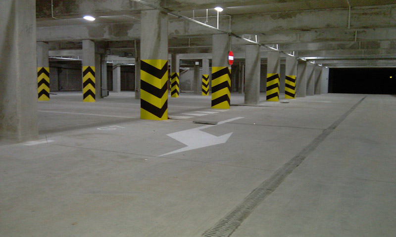 Oznakowanie parkingów, malowanie parkingów